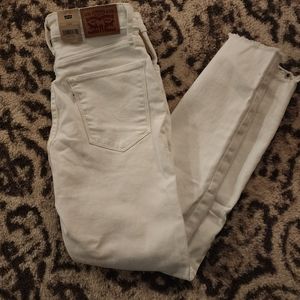 NWT! Levi Strauss 721 High Rise Size 2 White